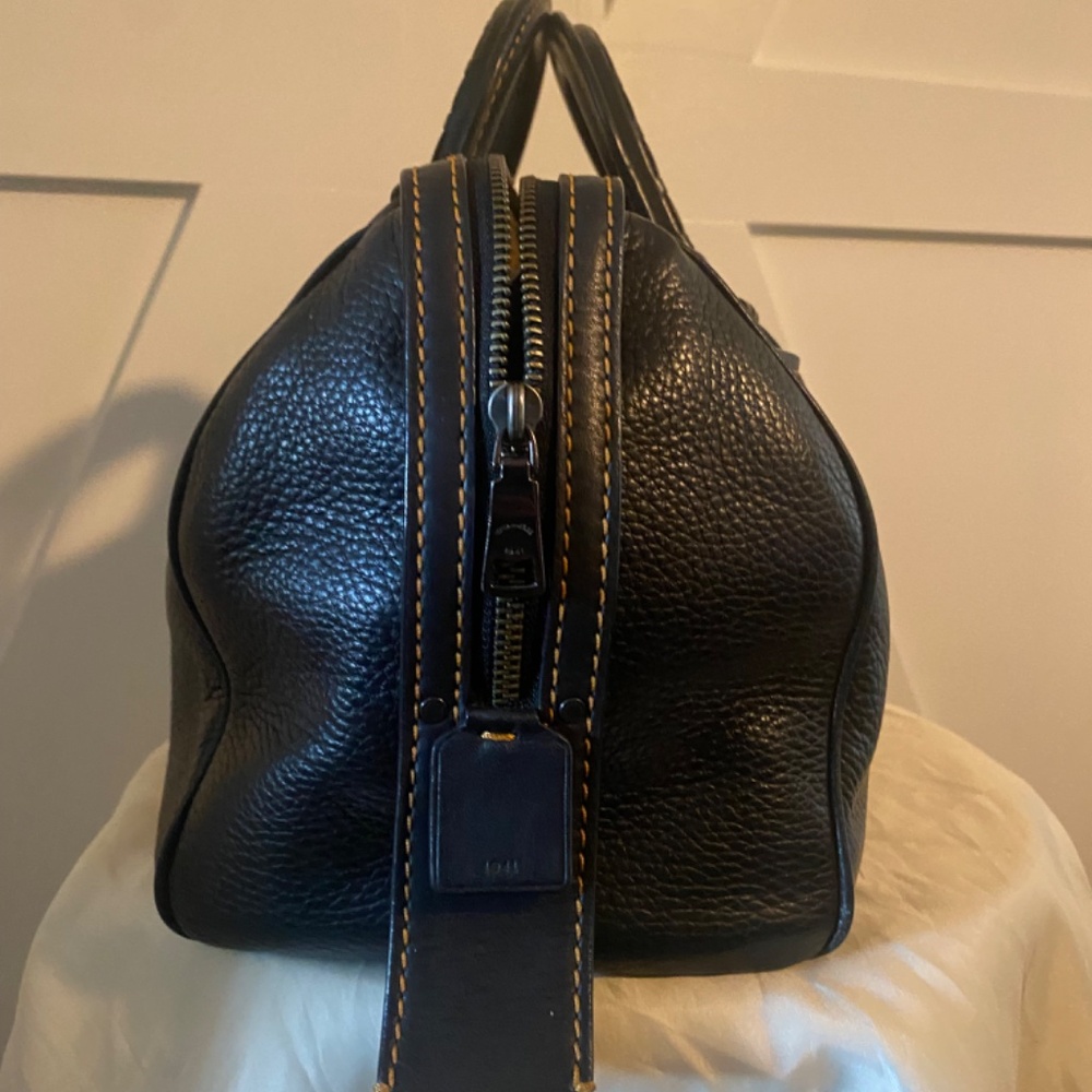 Coach Black Leather Rogue 1941 Satchel - Picture 3 of 16